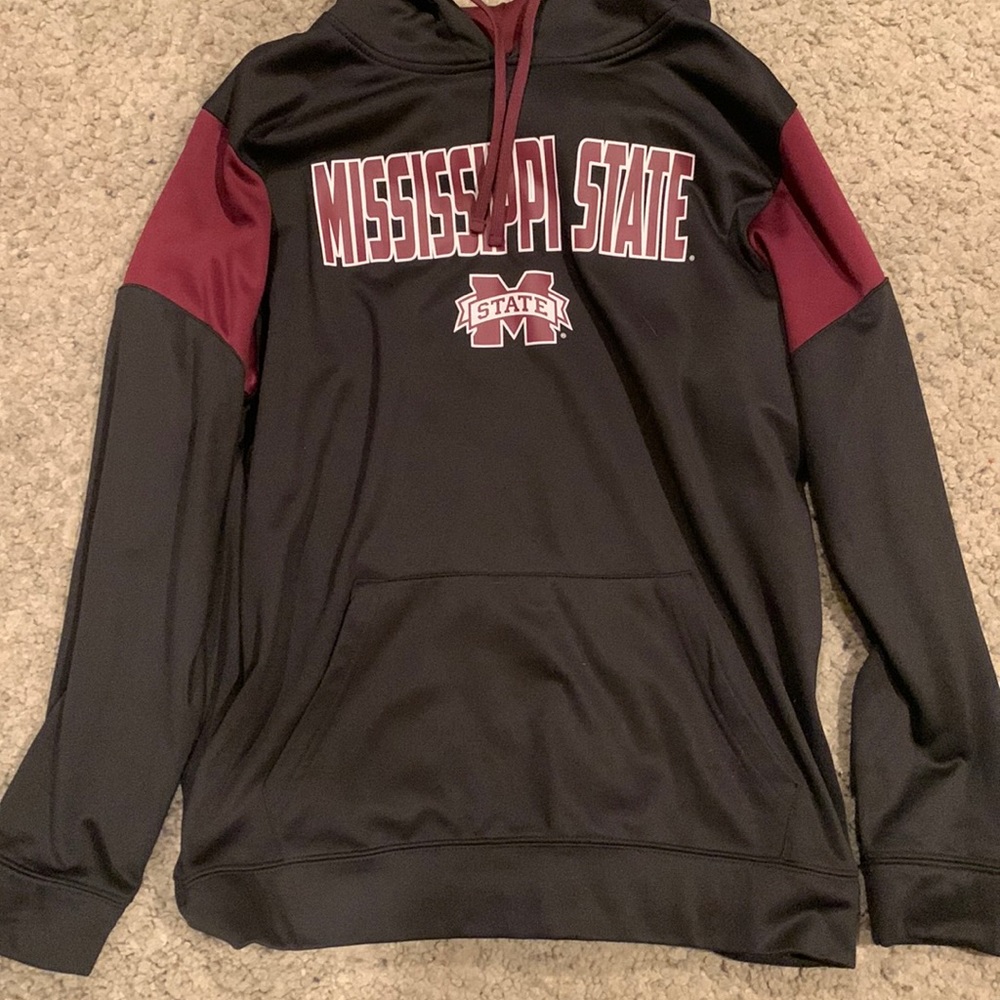 Mississippi State University Bulldogs Black Mens Hoodie